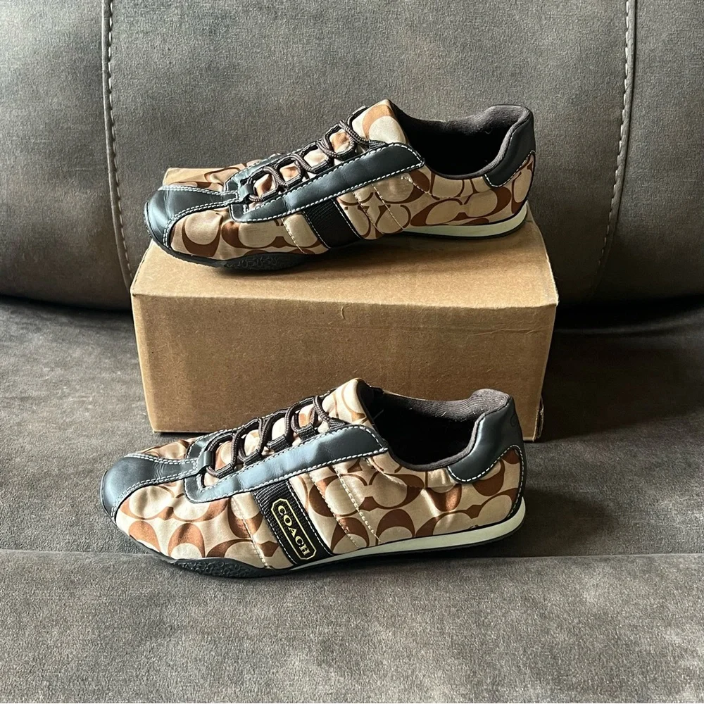 Coach VTG Y2K Women’s Kirby Sateen Sneakers EUC